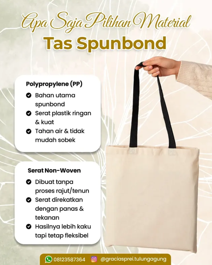 <p>Sering penasaran gak sih kenapa tas spunbond it